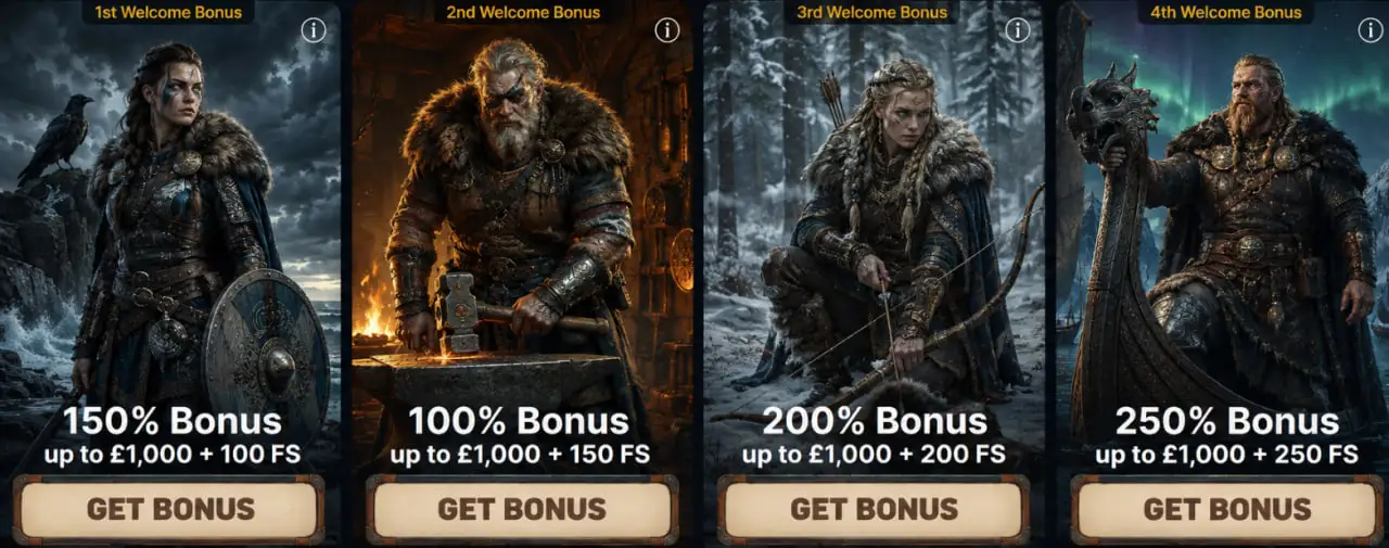 Welcome bonus package